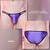 Men's Nylon Briefs High Elastic Light Oil-Sensitive Bright Silk Thin Skin-Friendly Hip Sexy Fashion Underwear