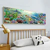 (Counted/Stamped)(Big Size) 11CT Underwater World - Cross Stitch 90*30cm/35.43*11.81in