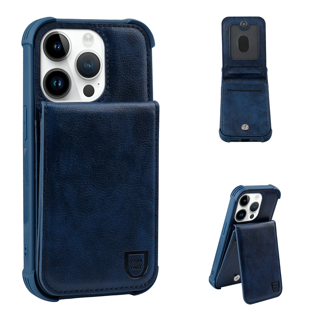 VANAVAGY Wallet Case for Apple iPhone 14 Pro 5G 6.1