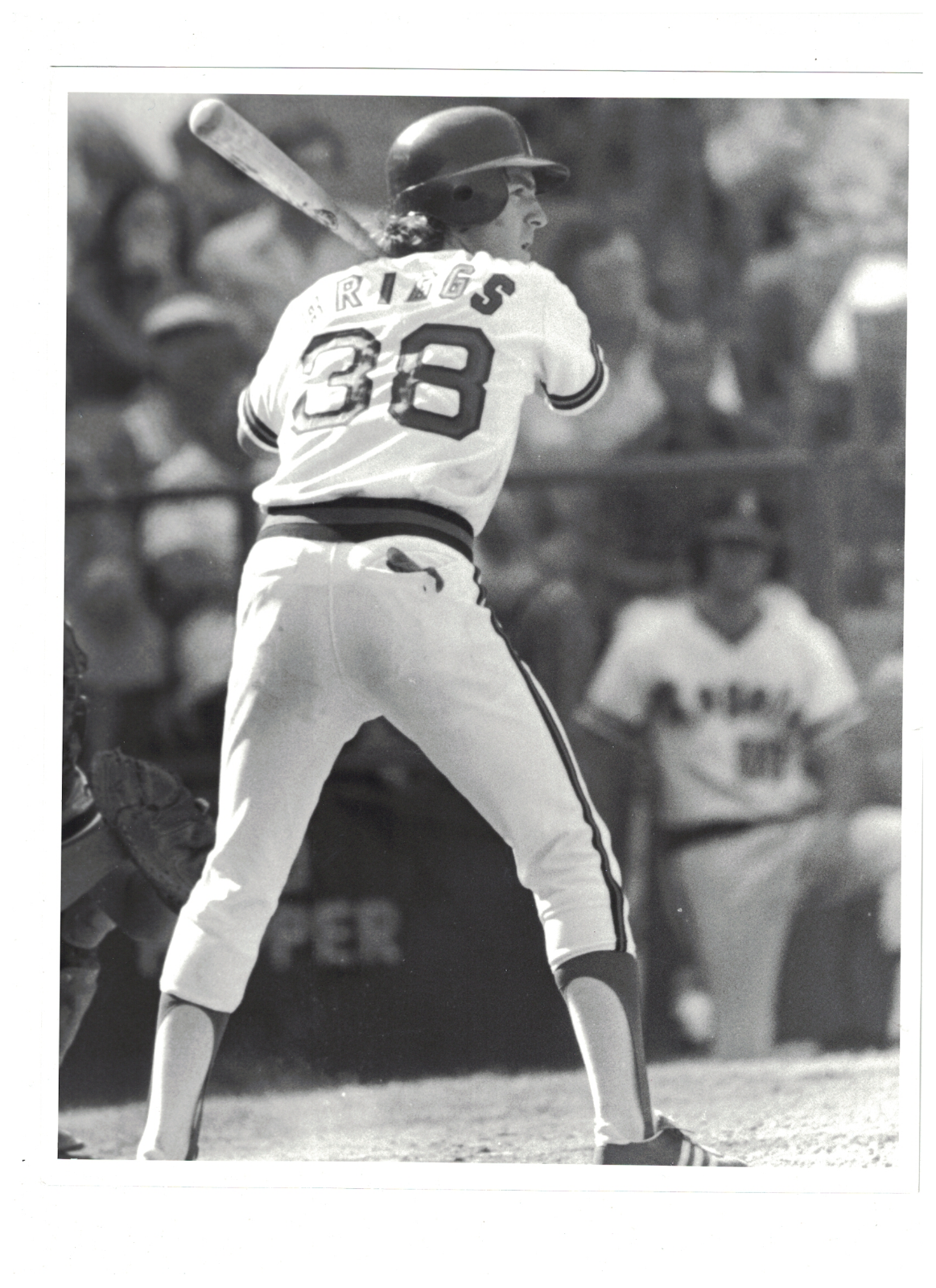 Dan Briggs California Angels 8x10 Vintage Baseball Photo Poster painting RH1