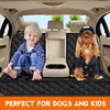 Dog Car Seat Cover, Back Seat Cover for Dogs Pet Car Seat Protector Waterproof Bench Car Seat Cover, Non-Slip Reat Seat Cover fits Middle Armrest for Most Cars Trucks SUVs