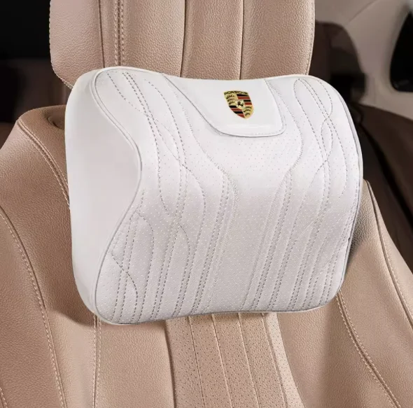 Napa Leather Car Seat Cushion Lumbar Seat Cushion