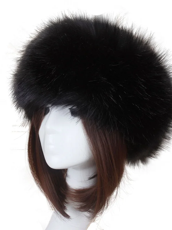 Winter Warm Solid Color Fluffy Hat-mysite
