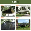[US Local Warehouse] Camping Hammock with Mosquito Net Waterproof Rainfly 3 Point Hammock Tent 660 LBS Load Capacity 2-Person Tree Tent Hammocks for Outdoor Backpacking & Hiking