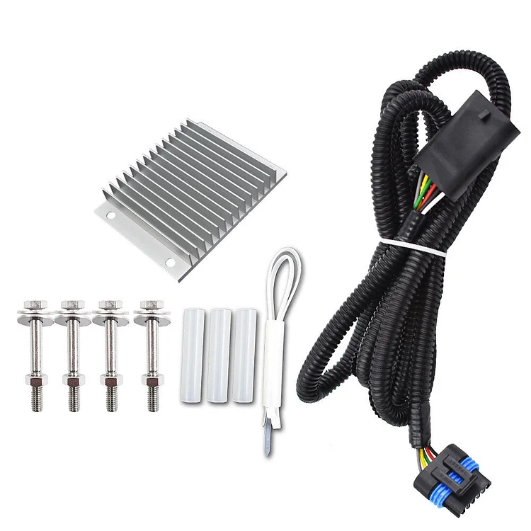 Silscvtt Fuel Pump Driver Module Relocation Kit Set w/o PMD Module Replacement for Chevy GMC 6.5L