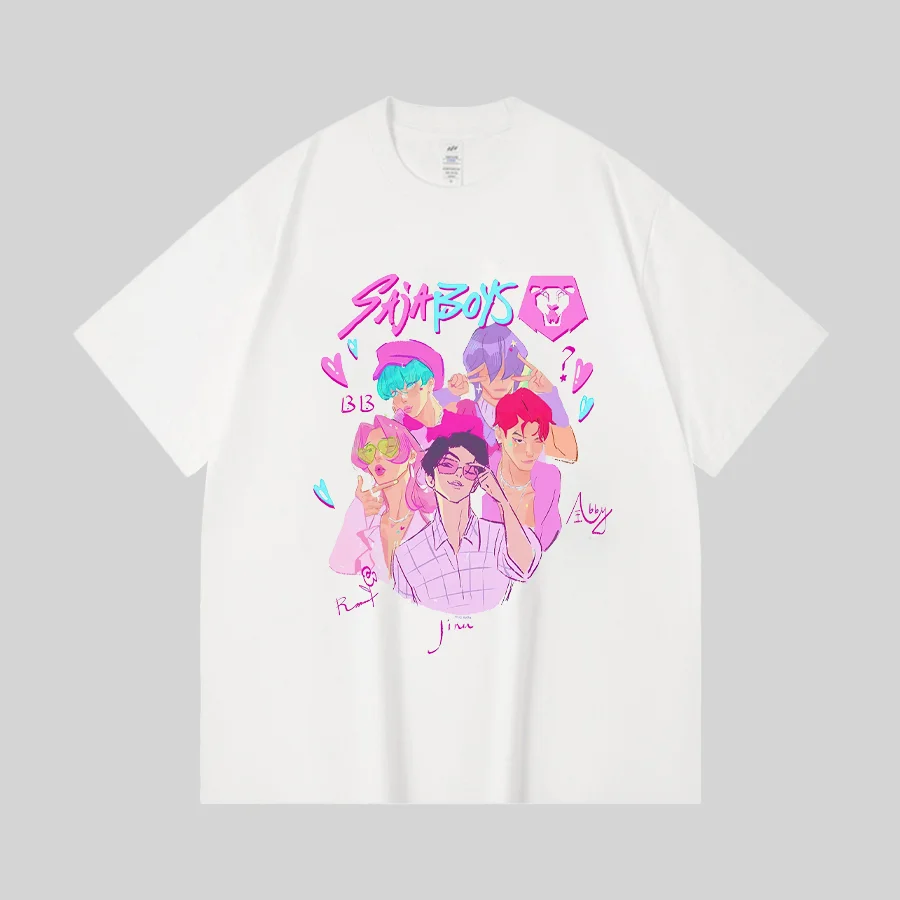 Saja Boys Printed Unisex Oversized T-shirts