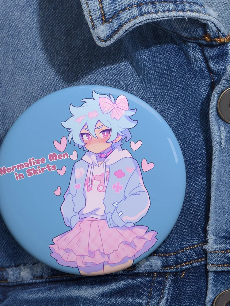 pornhint Pornhint Pastel Femboy - Normalize Men in Skirts - Cute Aesthetic Femboy Pin femboy crop top