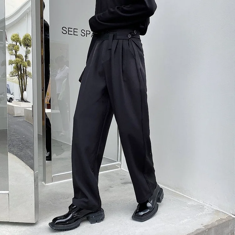 A345-1829-P75 Metsoul Darkwear Pants-dark style-men's clothing-halloween