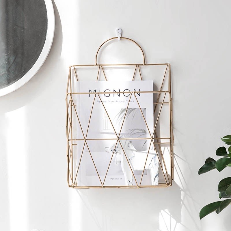 Geometry Wall Hanging Paper Holder