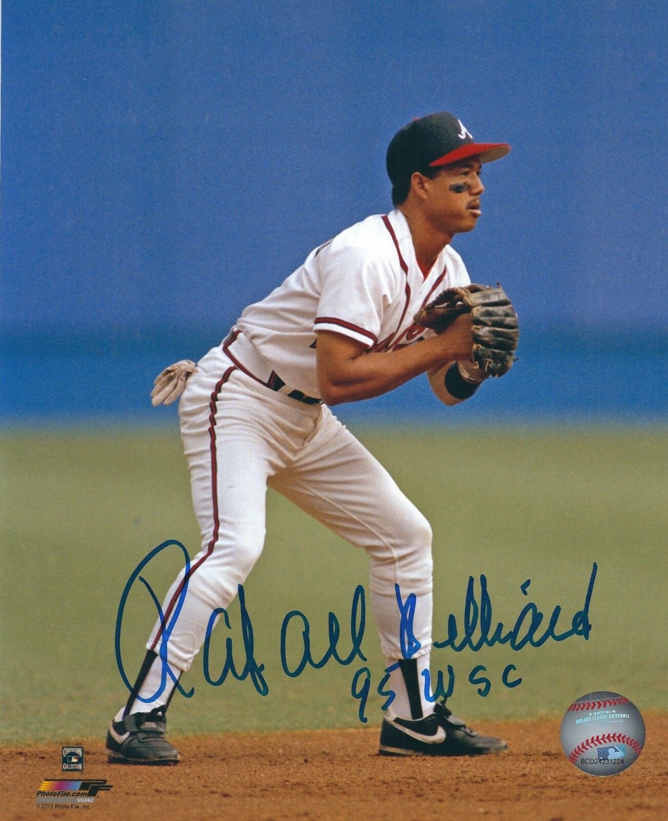 Signed 8x10 RAFAEL BELLIARD 95 WSC