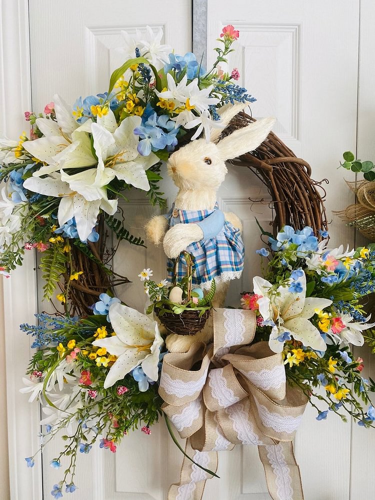 2022 New Easter Decoration - Easter Egg Hunt Wreath