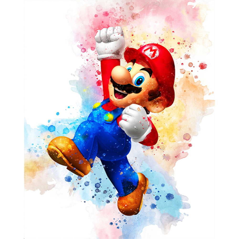 Super Mario (40*50CM) 11CT Stamped Cross Stitch gbfke