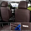 MINGBRON Car Seat Covers,Car Seat Protector Waterproof,Seat Covers Front Set, Car Seat Protectors,Automotive Seat Covers Fit for Most Cars Brown