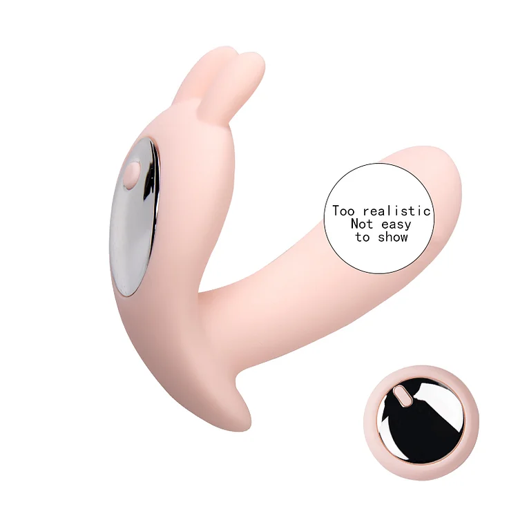 7-Frequency High-Speed Bunny Vibrator Wearable – Dual Motor & Remote Control