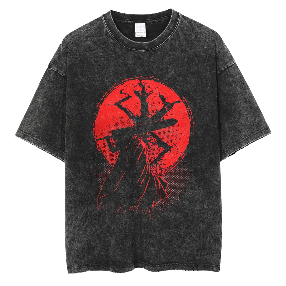 "Blood Moon" Vintage Oversized T Shirt