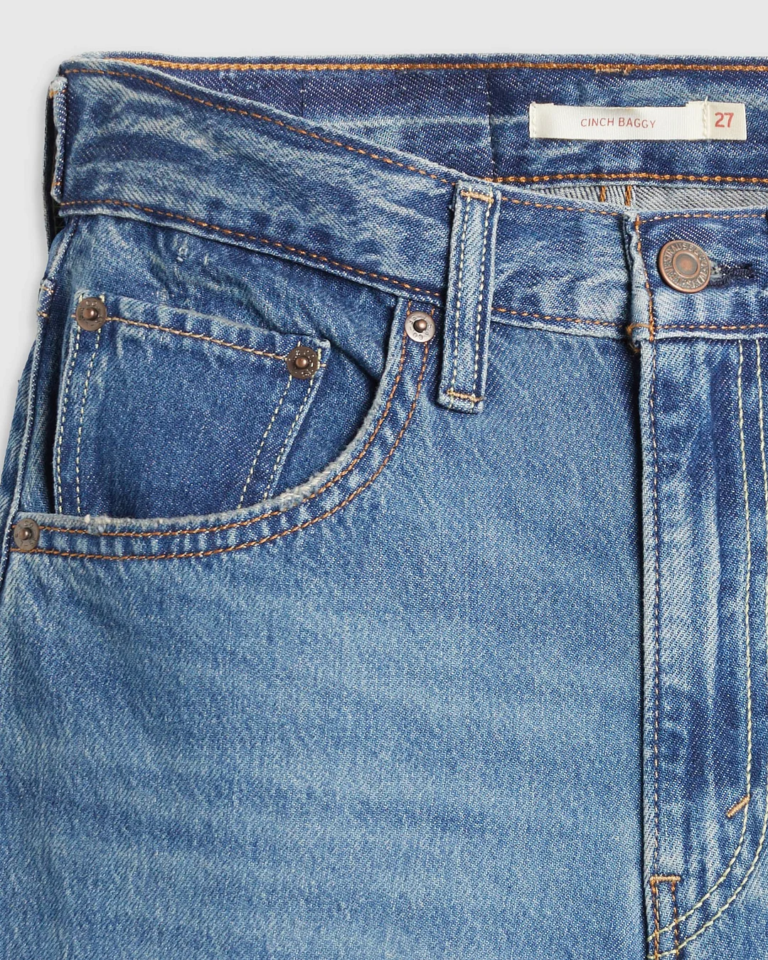 Levi Adjustable Womens Cinch Baggy Jeans (Buy 2 Free Shipping)