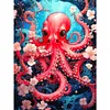 >SALE<5D DIY Full Round Drill Diamond Painting Octopus Home Decor Art Craft 30x40cm