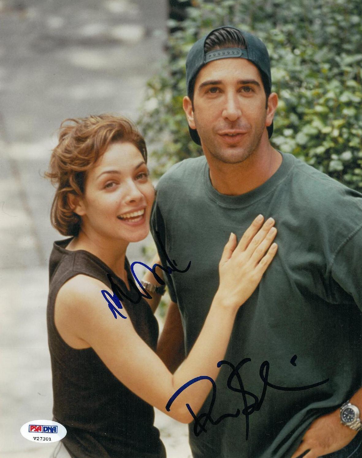 David Schwimmer & Mili Avital Signed Authentic 8x10 Photo Poster painting (PSA/DNA) #V27301