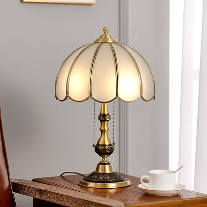 Copper Modern Luxury Table Lamp