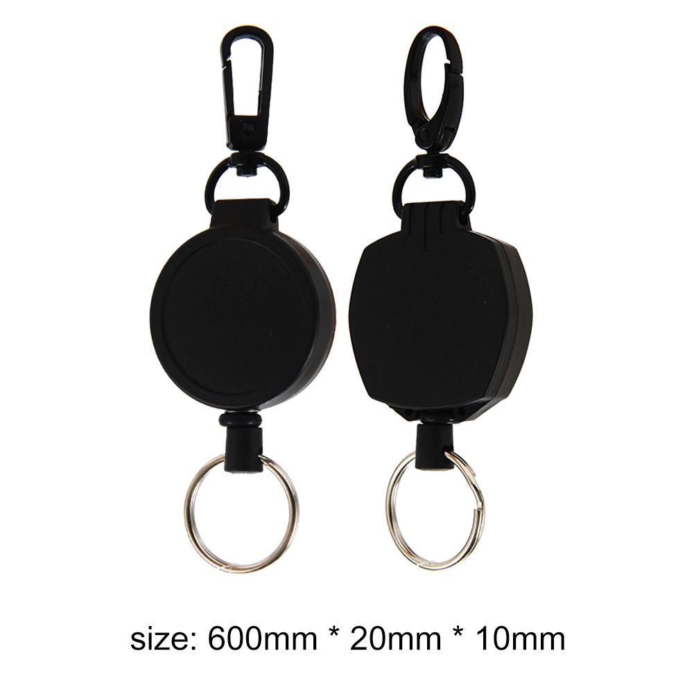 Resilience Steel Wire Elastic Keychain Recoil Retractable Key Ring от Cesdeals WW