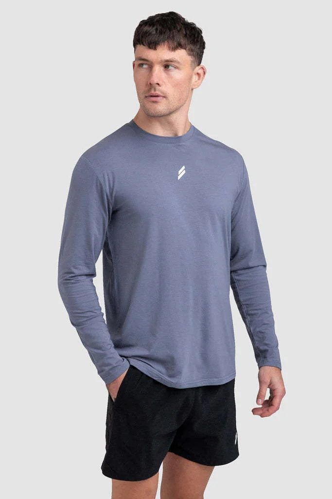 Hot Selling New Fitness Long Sleeved Outdoor Running Workout Mens Casual Slim Bottoming Shirt