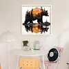 Silhouette Bear Forest-11CT Stamped Cross Stitch 45*45cm/17.72*17.72in