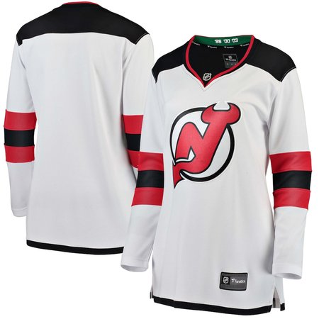 Women's New Jersey Devils  White Away Jersey