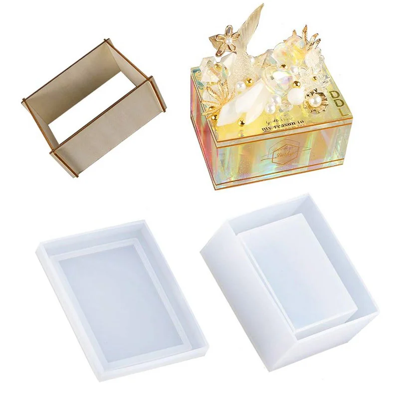 Tissue Box Resin Silicone Mold
