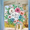 Diamond Painting Mother Day Wreath Pendant For Window Door Garden Decor