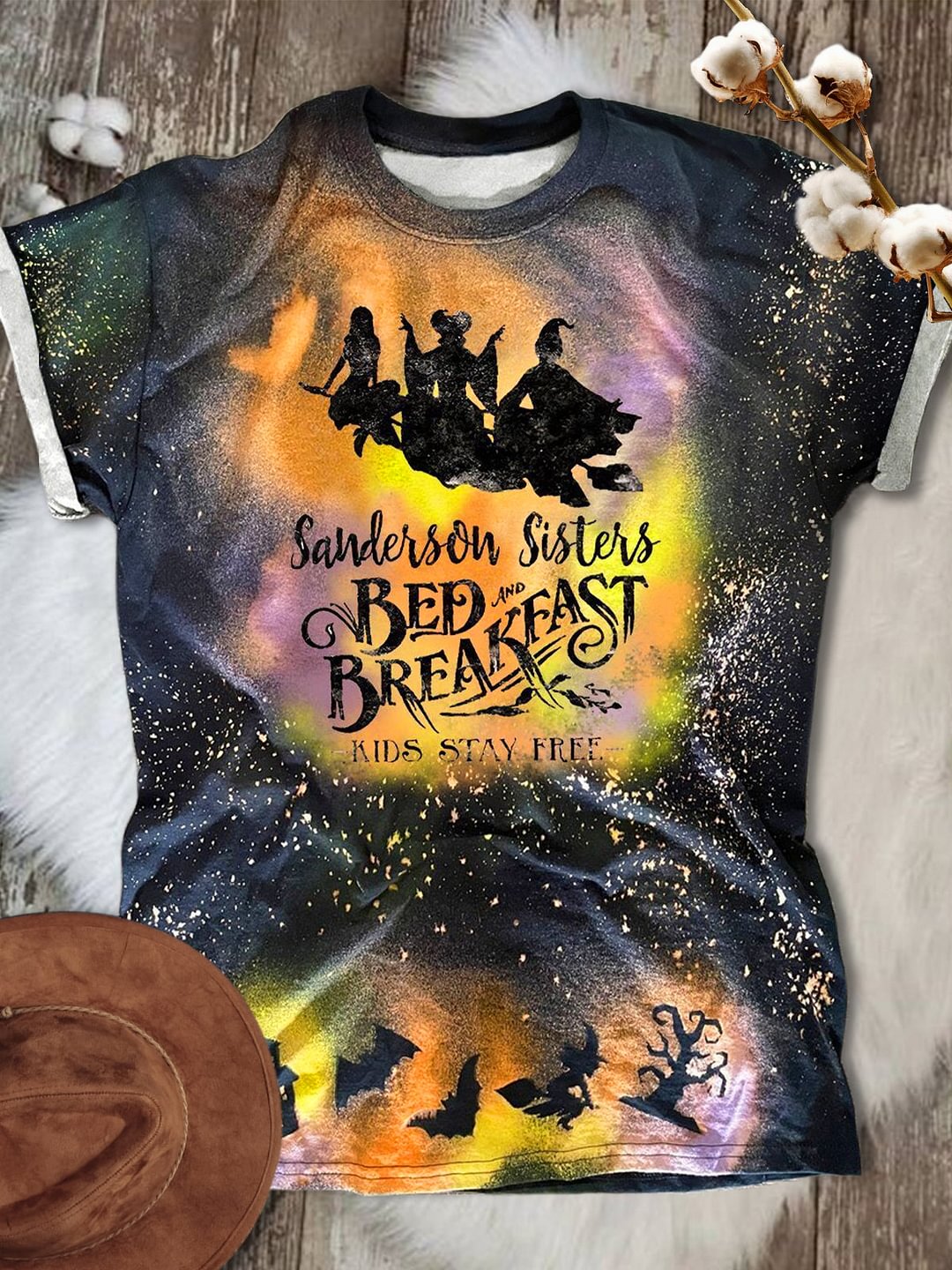 Halloween Print Short Sleeve T-Shirt
