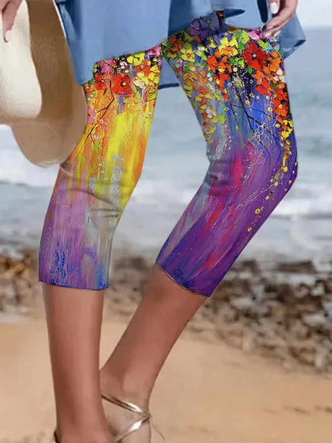 🔥Buy 3 Get 10% Off🔥Women's Floral Print Leggings