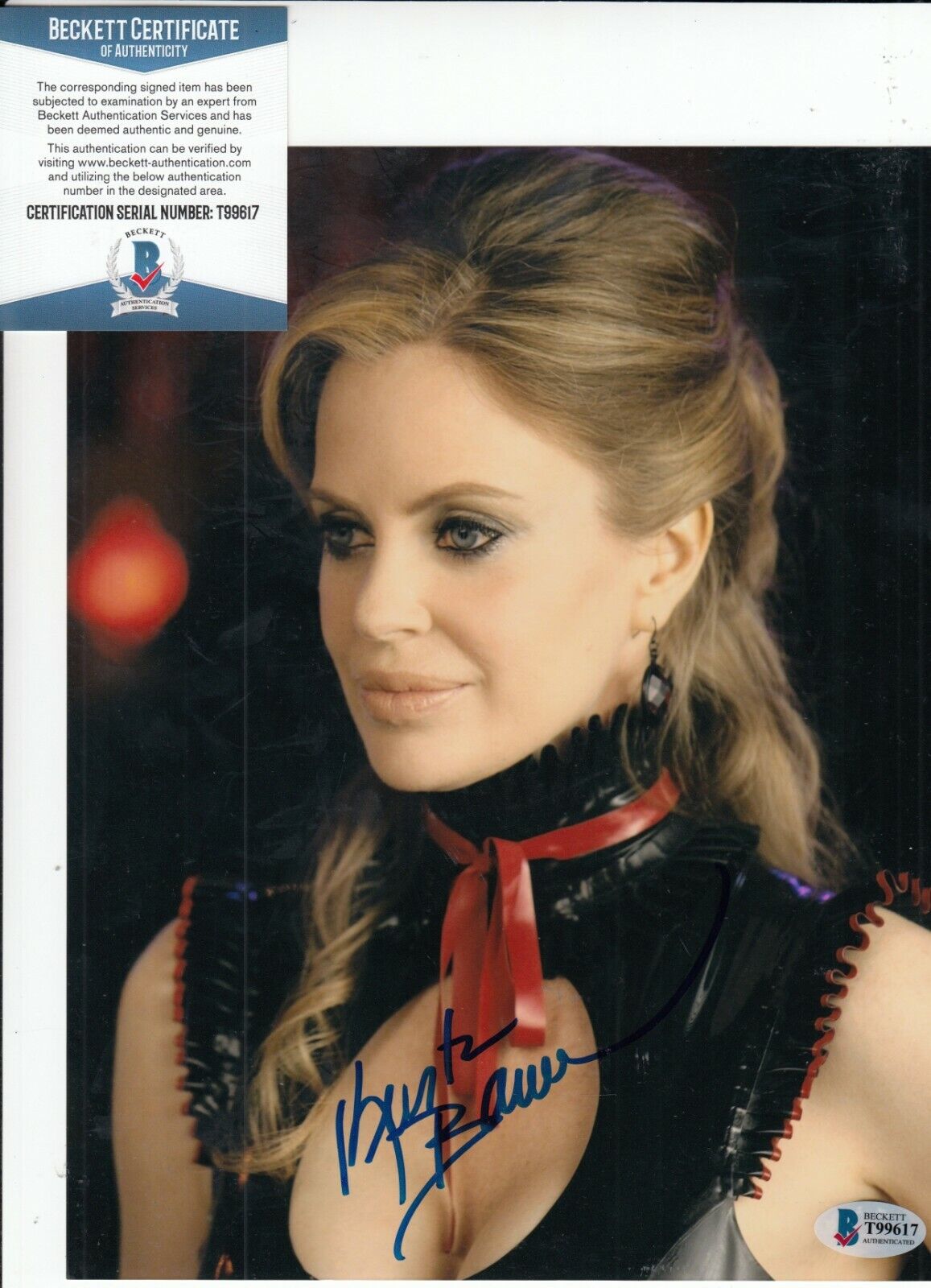 KRISTIN BAUER VAN STRATEN signed (TRUE BLOOD) 8X10 Photo Poster painting BECKETT BAS T99617