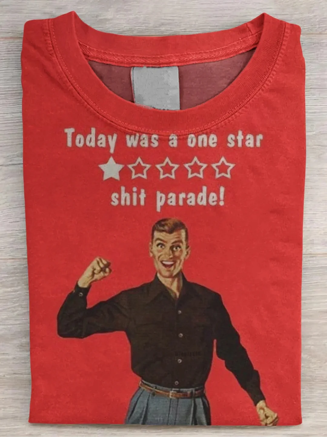 Eagerlys  Today Was A One Star Shit Parade T-shirt Eagerlys
