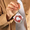 6pcsDIY Diamond Art Keychains Saffron Wreath Kits