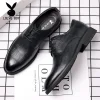 Men's Business Large Size Breathable Casual Soft-soled Leather Shoes