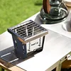 Small Stove Indoor And Outdoor Portable Foldable Stainless Steel Barbecue Stove