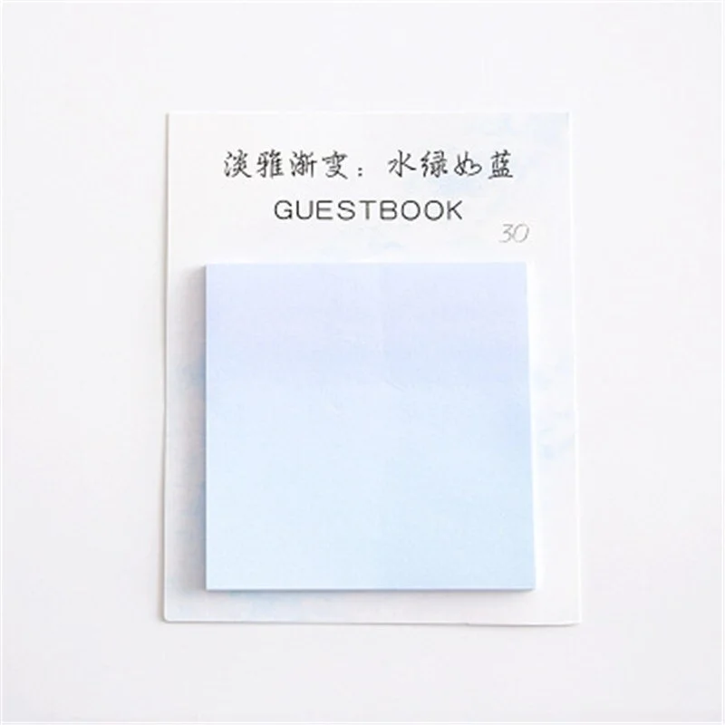 30 Sheets/Pad Self Stick Notes Self-adhesive Sticky Note Cute Notepads Posted Writing Pads Stickers Paper