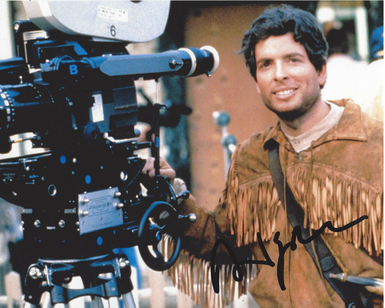 DIRECTOR DAVID ZUCKER SIGNED ZAZ AIRPLANE! 8x10 Photo Poster painting B w/COA SCARY MOVIE PROOF