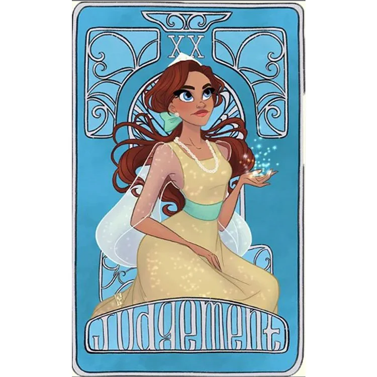 Full Round Diamond Painting - Cartoon Beauty Disney Princess 30*50CM