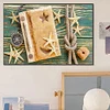 (60*40cm)Starfish - Full Round Drill Diamond Painting