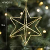 Golden Shimmer Christmas's Tree Hanging Decor Balls