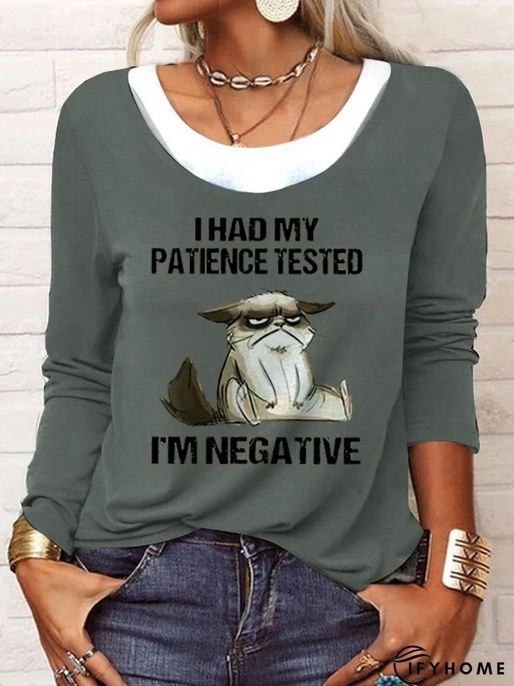 I Had My Patience Tested I'm Negative T-Shirt | IFYHOME