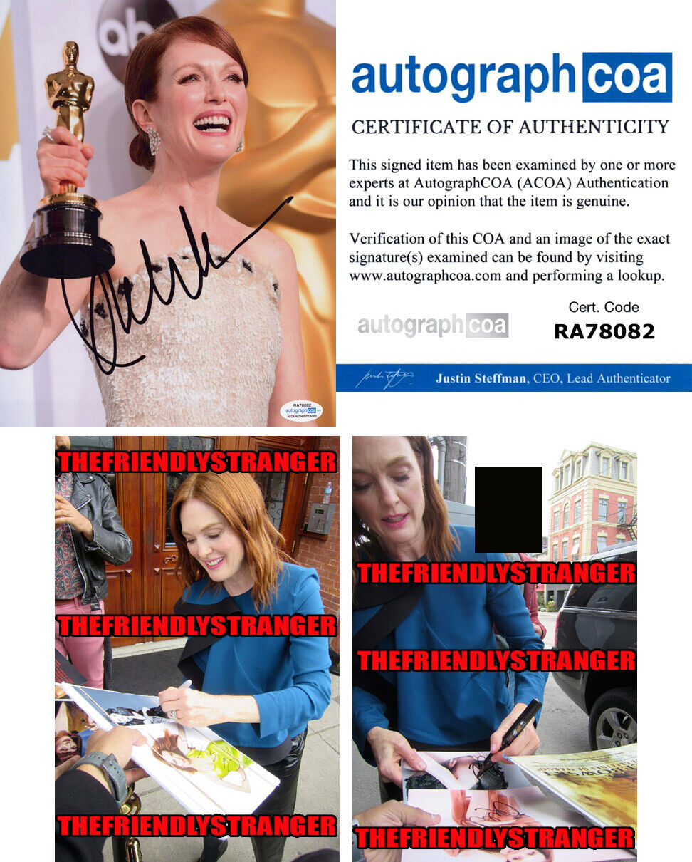 JULIANNE MOORE signed Autographed OSCAR WIN