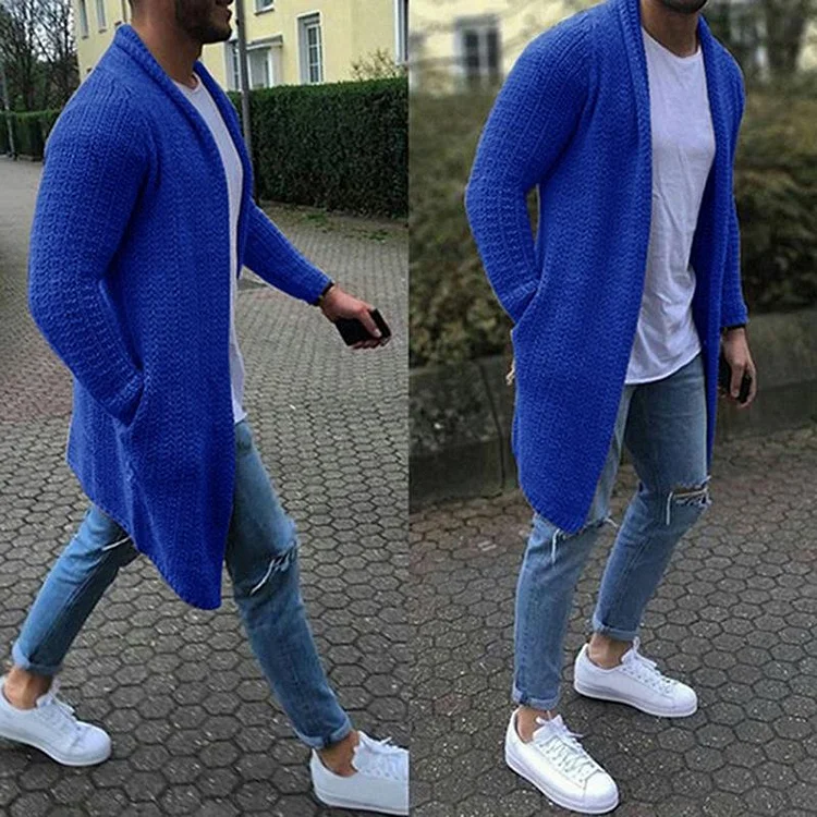 Men's Sweater Long Sleeve Large Cardigan Sweater | 168DEAL