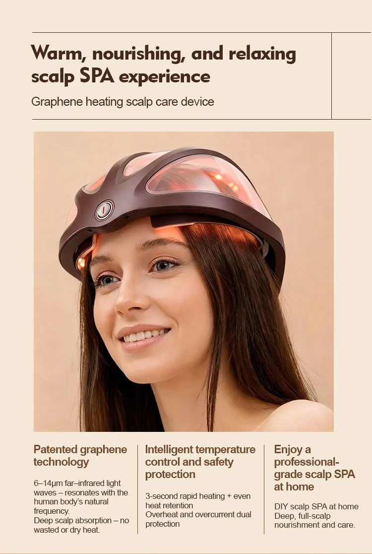 Graphene Heating Scalp Care Device