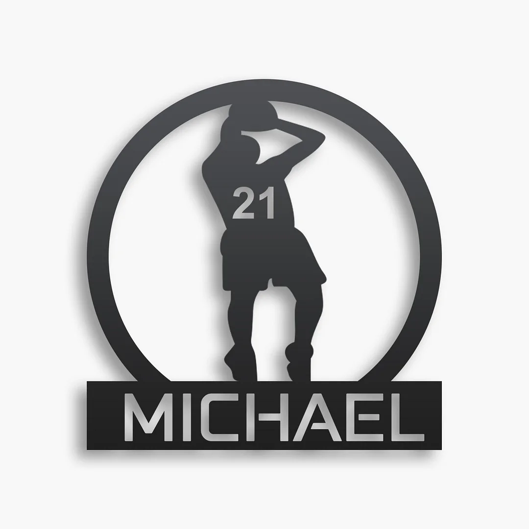 Personalized Basketball Monogram