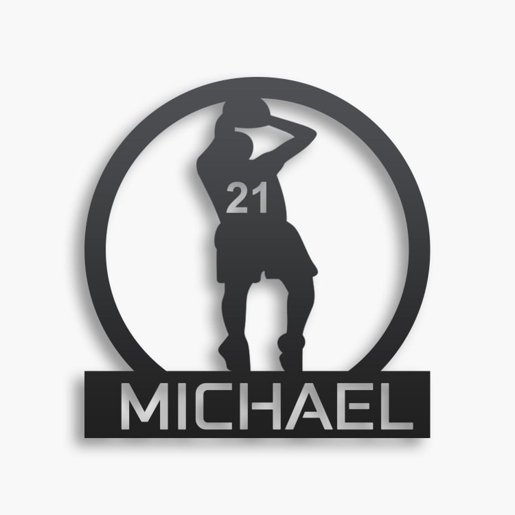 Personalized Basketball Monogram