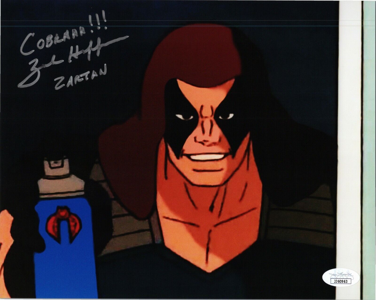 ZACK HOFFMAN Authentic Hand-Signed G.I.JOE ~ ZARTAN