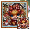 (Multi-Style) Highland Cattle-11CT Stamped Cross Stitch 40*40cm/15.75*15.75in