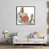 Rabbit-14CT Stamped Cross Stitch Kit(21*22cm)